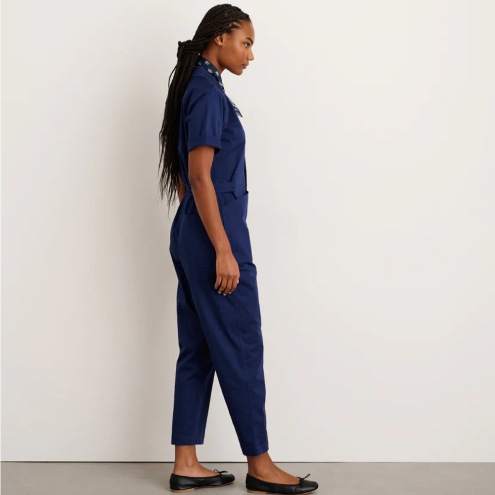 Alex Mill Navy Blue Shortsleeved Jumpsuit!